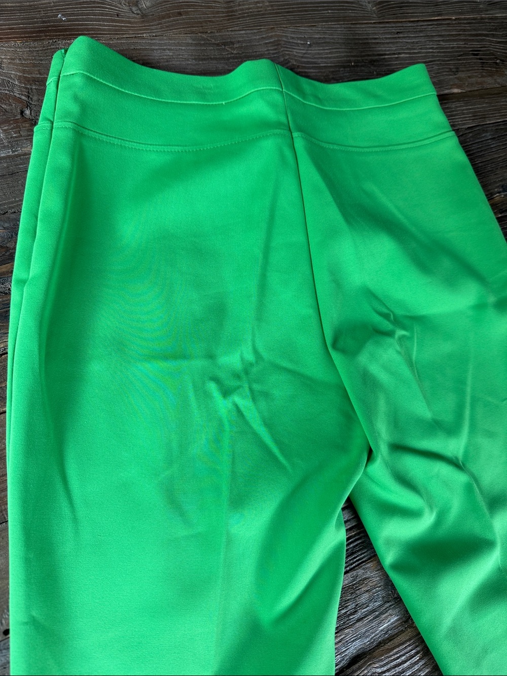 Akris‎ Punto Franca emerald green stretch tapered pant $520 - Picture 9 of 10